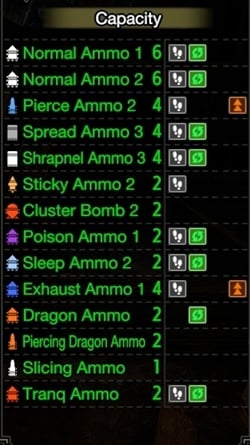 la lumiere lightbow ammo info mhr 250px