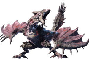 apex rathian render large monster mhrise wiki guide