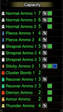 elite bowgun+ heavybow ammo info mhr 250px