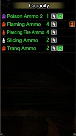 rathling phoenix+ 2 lightbow ammo info mhr 250px