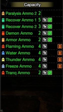 royal order's crossbow+ 2 lightbow ammo info mhr 250px