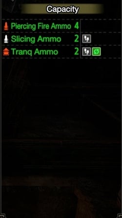 teostra's flamepiercer 2 lightbow ammo info mhr 250px